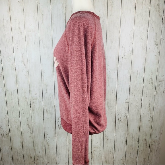 🔥URBAN OUTFITTERS🔥PST MERRY & TIPSY SWEATSHIRT RED MEDIUM NWT - Picture 3 of 5